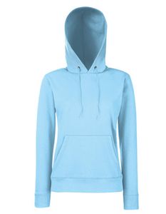 Lady-Fit Classic Hooded Sweat - Farbe: Sky Blue - Größe: XL