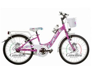 Dievča bicykel Canellini VENERE 20" BABY BUNNY - Fuchsiová