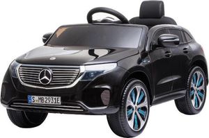 Mercedes EQC Elektro Auto Kinder 3-6 Jahre 12V Motor Usb Radio Mit Fernbedienung Bluetooth Schwarz
