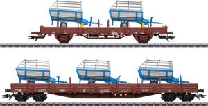 MHI Märklin 46407 H0 Güterwagen-Set 2 Landwirtschaftliche Geräte AC