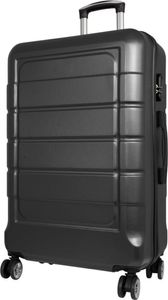 ABS Hartschale Reise Koffer Trolley Gepäck vier 360° Rollen Itzum Anthrazit Gr. XL