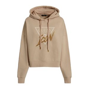 Guess iconic hood sweatshirt  LieferantenFarbe: MOCCASIN, Größe: S