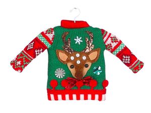 Ornament Pullover mit Hirsch 20,5 cm