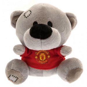 Manchester United FC - Teddybär "Timmy", Plüsch TA5337 (Einheitsgröße) (Grau/Rot)
