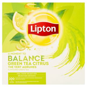 Zielona herbata Lipton o smaku cytrusowym 130 G (100 X 1,3 G)