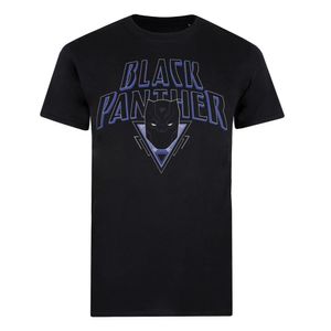 Black Panther - T-Shirt Logo für Herren TV975 (M) (Schwarz)