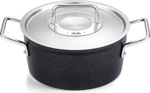 Fissler Adamant / Aluminium-Kochtopf (Ø 18 cm, 2L) Töpfe-beschichtet mit Metall-Deckel, antihaftend - Induktion