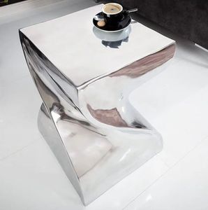 Design Beistelltisch GIRO Aluminium 45cm silber Design Beistelltisch GIRO Aluminium 45cm silber