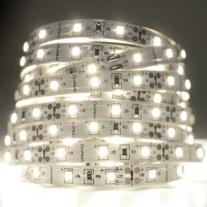 LUMILED LED Streifen 5M 300 LEDs 12V Kaltweiß 24W LED Strip SMD LED Band IP33 2640 lm Selbstklebend Lichtband für Innenbereich Heim Schlafzimmer Deko, ohne Netzteil