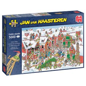 Jumbo Spiele Jan van Haasteren - Santas Village, puzzle, puzzle pre dospelých, 5000 dielikov, 20076