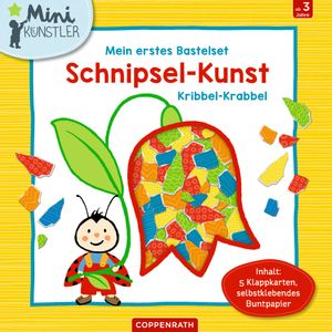 Coppenrath Verlag - Mini-Künstler - Mein 1.Bastelset: Schnipsel-Kunst Kribbel-Krabbel