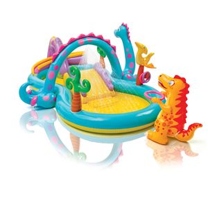 Intex Planschbecken Play Center "Dinoland", 333cm x 229cm x 112cm mit Wasserrutsche; 57135NP