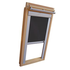 Verdunkelungsrollo für VELUX Dachfenster GGL/GPL/GHL - 206 - Farbe dunkelgrau