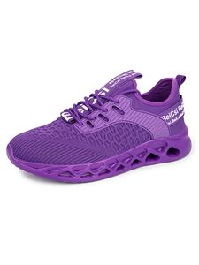 Damen Walking Sneakers Herren Laufschuhe Athletic Shoes Freizeitschuhe Running Schuhe Atmungsaktiv Sportliche Lila,Größe:EU 44