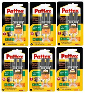 Pattex Power 2K Epoxidharz Kleber mini je 6 x 6g