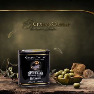 Extra panenský olivový olej s príchuťou bielej hľuzovky - plechovka, 175 ml