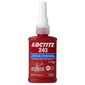 LOCTITE Threadlocker 243 50 ml stredná sila stredná viskozita modrá NSF P1, NSF/ANSI 61