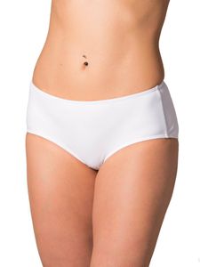 Aquarti Damen Bikinihose mit Mittelhohem Bund , Farbe: Weiß, Größe: 40