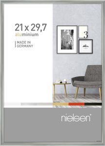Nielsen Aluminium Bilderrahmen Pixel, 21x29,7 cm (A4), Silber