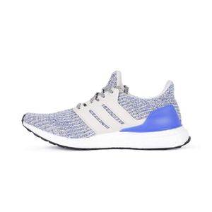 adidas ULTRA BOOST 4.0 - Primeknit - Herren Sneaker Laufschuhe Weiß-Blau CP9249 , Größe: EU 36 2/3 UK 4