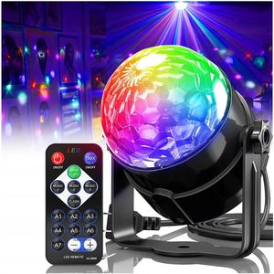 7 Farieb Hviezdny Projektor Disco Led Gule Rgb + Diaľkové Ovládanie