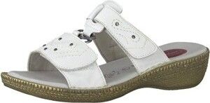 Jana Damen Pantolette Sandalen Hausschuhe Clogs Slipper weiß 8-8-27111-24/100-100 : 41