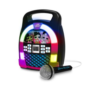 L.O.L. Surprise! MP3 Bluetooth Karaoke Maschine mit Mikrofon und LED-Lichteffekten für Kinder ab 3 Jahren