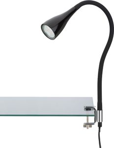 LED Klemmleuchte Klemmlampe 1xGU10 3W schwarz Metall-Kunststoff Briloner