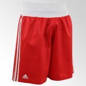 adidas Amateur Boxen leichte Short Rot/Weiß-2XL