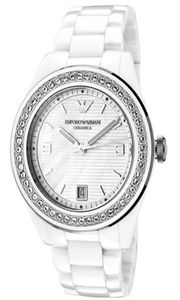Emporio Armani Damen Armband CERAMICA Uhr AR1426
