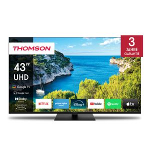 Thomson 43" (109 cm) 4K Ultra HD Smart Google TV, Wi-Fi, Dolby Audio, HDR10, Bluetooth 5.1, trojitý tuner, HDMI, CI+,  panel - 43UG5C14