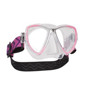 Scubapro Synergy Mini Tauch- und Schnorchelmaske für schmale Gesichter, Farbe:pink/rosa