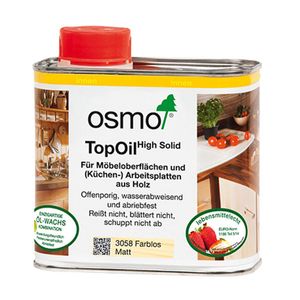 Osmo TopOil fabrbloser Öl Wachs Anstrich für Möbeloberflächen 500ml