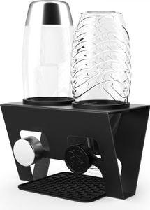 Rainsworth Flaschenhalter kompatibel mit SodaStream Duo und gängige Wasserflaschen