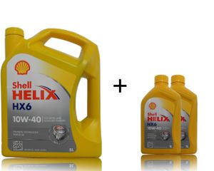 Shell Helix HX6 10W-40 1x5+2x1 Liter