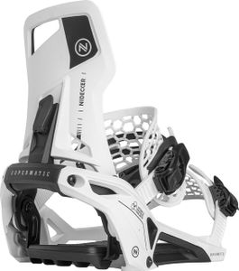 Nidecker Supermatic Snowboardbindungen Weiß M Weiß M
