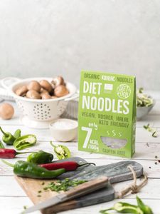 DIET-FOOD  Shirataki Noodles Low Carb Konjak Nudeln - 385g (1er Pack)