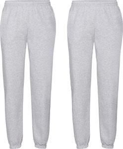 Doppelpack Fruit of the Loom Classic Elasticated Cuff Jog Pants + GRATIS MyShirt Stoffbeutel