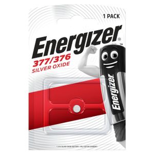 Energizer Knopfzelle 377/376 Silver Oxide, 1,55 V