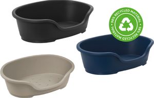 Karlie Eco Hundekorb Domus Kunststoff, Farbe:schwarz, Größe:70 cm Karlie Eco Hundekorb Domus Kunststoff, Farbe:schwarz, Größe:70 cm