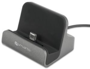 4smarts USB-C Ladestation VoltDock 10W, Grau