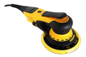 MIRKA Elektro-Exzenter Zentralabsaugung DEROS625CV Ø 150 mm 48-Loch 2,5 mm Hub, 5/16“ Gewinde, inkl. PolyurethanTeller medium und Schutzauflage (1 St)  -