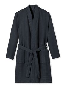 Schiesser Bade-mantel sauna Morgen-mantel Lounge Elegant Kimono anthrazit S (Herren)