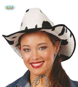 Cowboy Hut im Kuh Look für Erwachsene