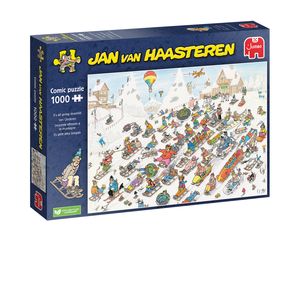 Jumbo Spiele 1110100025 Jan van Haasteren Es geht alles bergab 1000 Teile Puzzle