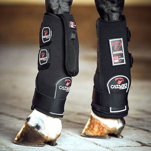 CATAGO Stall- und Transportgamaschen FIR-Tech Healing- schwarz - M