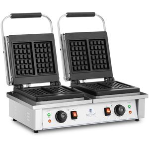 Royal Catering Doppel-Waffeleisen - belgische Waffeln -  - 2 x 2,000 W
