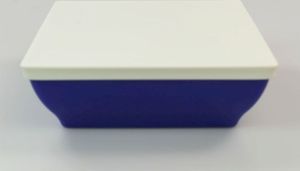 TUPPERWARE Sushi ZEN 960 ml blau Dose Wasabi Sushi Sashimi Maki Japan Sushidose