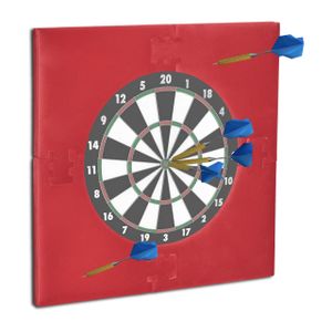 relaxdays Dartboard-Surround dunkelrot