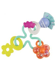 Playgro - Pastellfarbene Rassel mit Biss